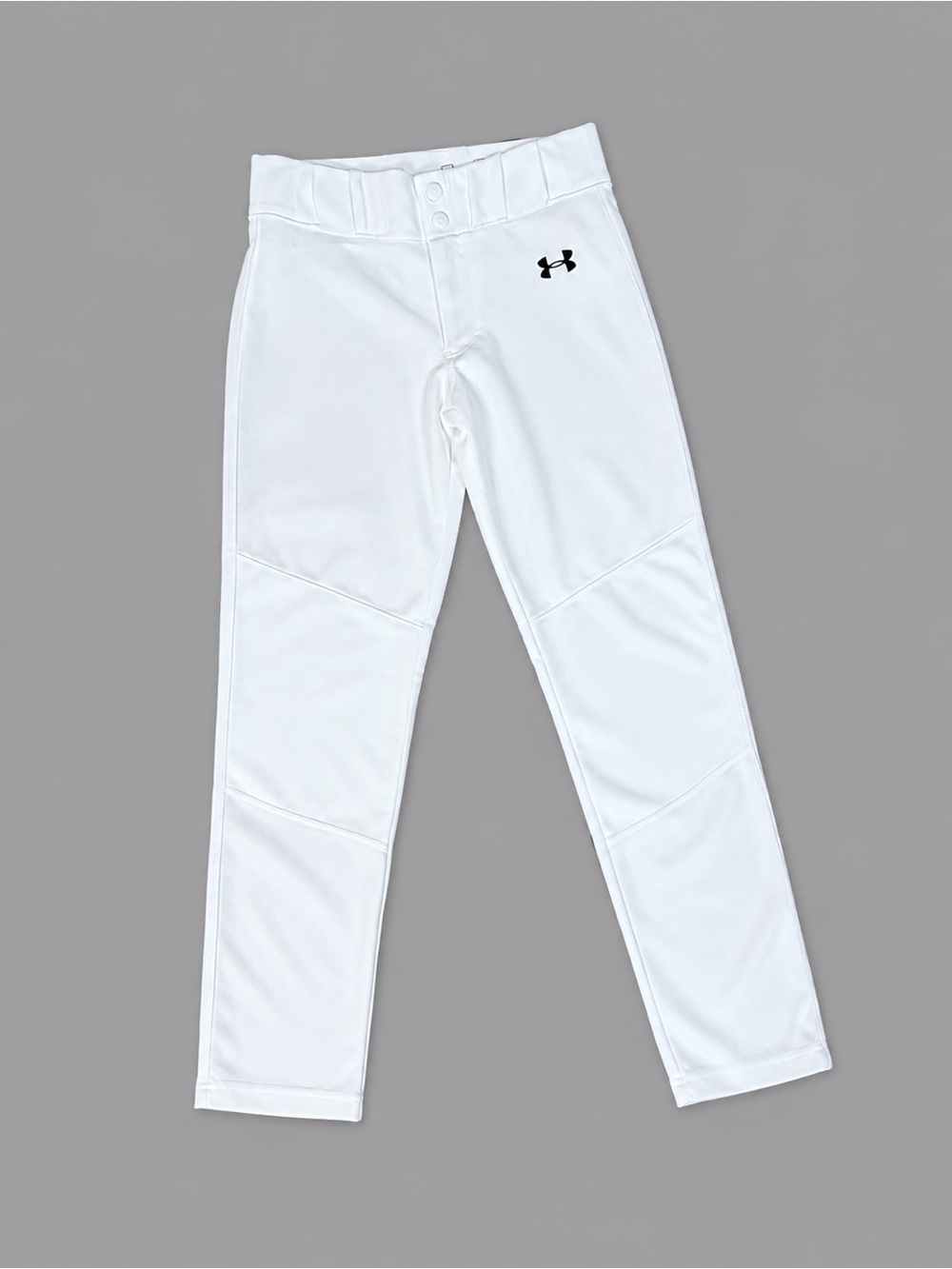 Under Armour White Kids' Athletic Sweatpants Youth Medium